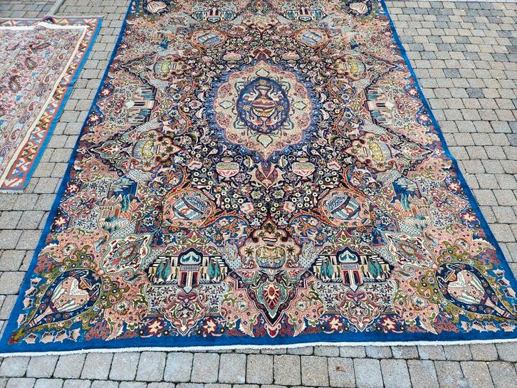 Handgeknoopt perzisch tapijt kashmar 386x290, Huis en Inrichting, Stoffering | Tapijten en Kleden, Nieuw, 200 cm of meer, 200 cm of meer