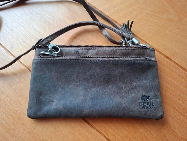 Hand/schouder tas Bear Design, bruin, Sieraden, Tassen en Uiterlijk, Tassen | Schoudertassen, Zo goed als nieuw, Overige merken