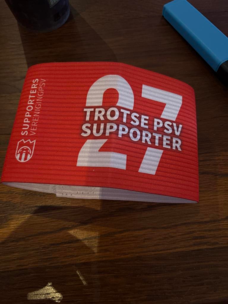 PSV Aanvoerdersband - Troste PSV Supporter, Ophalen of Verzenden, Zo goed als nieuw, Clubaccessoires