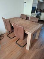 Pronto Salzburg TV-meubel, salontafel, eettafel + stoelen, Ophalen, Zo goed als nieuw, 4 tot 6 stoelen