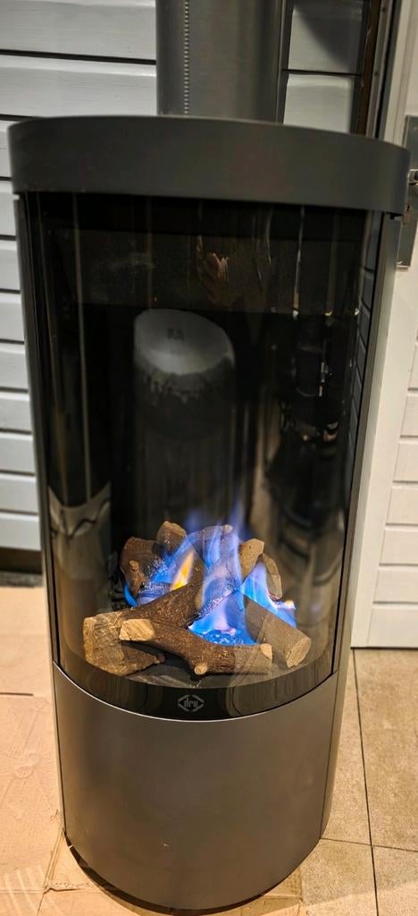 Dru Circo RCE 6 kW vrijstaande gaskachel gashaard, Huis en Inrichting, Kachels, Gebruikt, Vrijstaand, Gaskachel, Gas, Ophalen