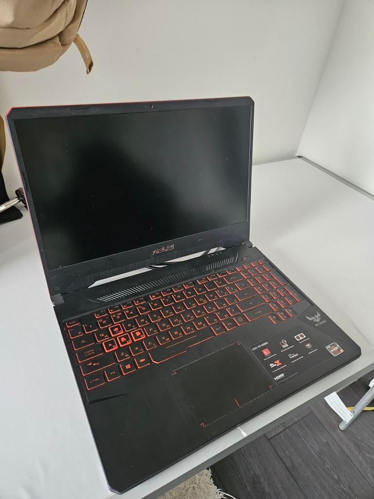 Gaming Laptop ASUS TUF Fx505dy, Computers en Software, Windows Laptops, Gebruikt, 15 inch, HDD, SSD, 2 tot 3 Ghz, 8 GB, Qwerty