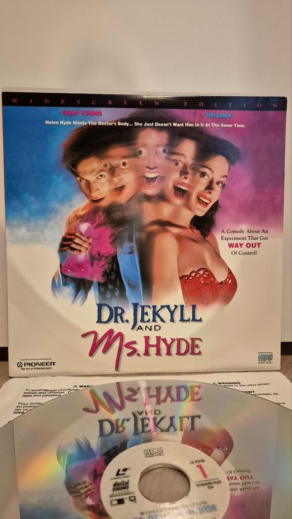 Dr. Jekyll and Ms. Hyde laserdisc, Ophalen of Verzenden, Zo goed als nieuw, 12 inch