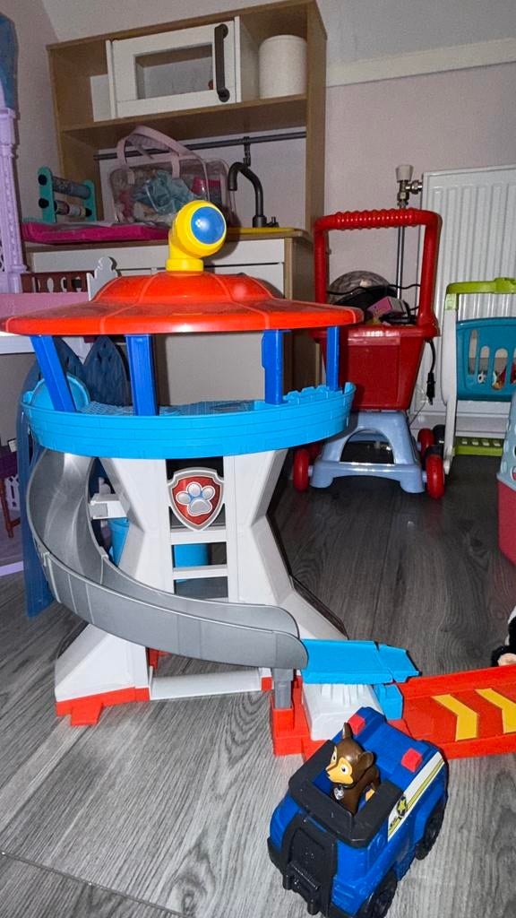 Paw patrol speelhuis, Kinderen en Baby's, Speelgoed | Actiefiguren, Ophalen, Zo goed als nieuw