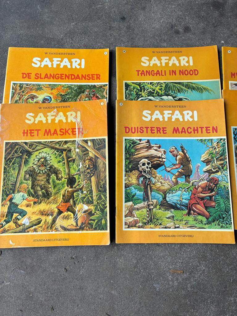LOSSE VERKOOP; Safari(Vandersteen) , div. delen , zie foto's, Meerdere stripboeken, Ophalen of Verzenden, Zo goed als nieuw, Willy Vandersteen