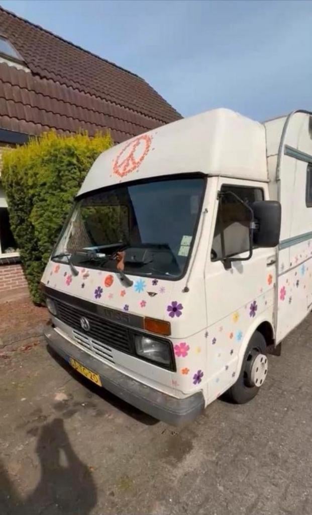 Volkswagen LT35 Camper (1986) – Belastingvrij € 3000,-, Buscamper of Camperbus, Volkswagen, Particulier, Tot en met 4
