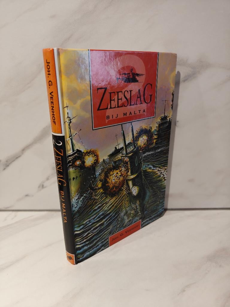 Joh. G. Veenhof: Zeeslag bij Malta,, Boeken, Ophalen of Verzenden, Gelezen, Fictie algemeen