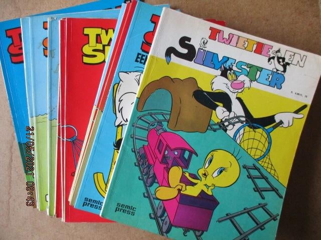 adv2487 twietie en silvester, Boeken, Stripboeken, Eén stripboek, Ophalen, Gelezen