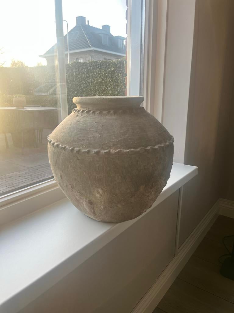 Decoratieve Oude Waterkruik - Ø 35 cm, H 33 cm, Antiek en Kunst, Antiek | Vazen, Ophalen
