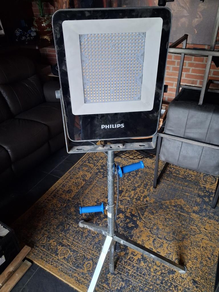 Led floodlight  bouwlamp met statief, Ophalen of Verzenden, Minder dan 50 watt, Lamp