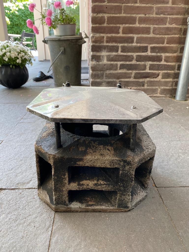 Schoorsteenkap, Ophalen, Gebruikt, Gas, Gaskachel