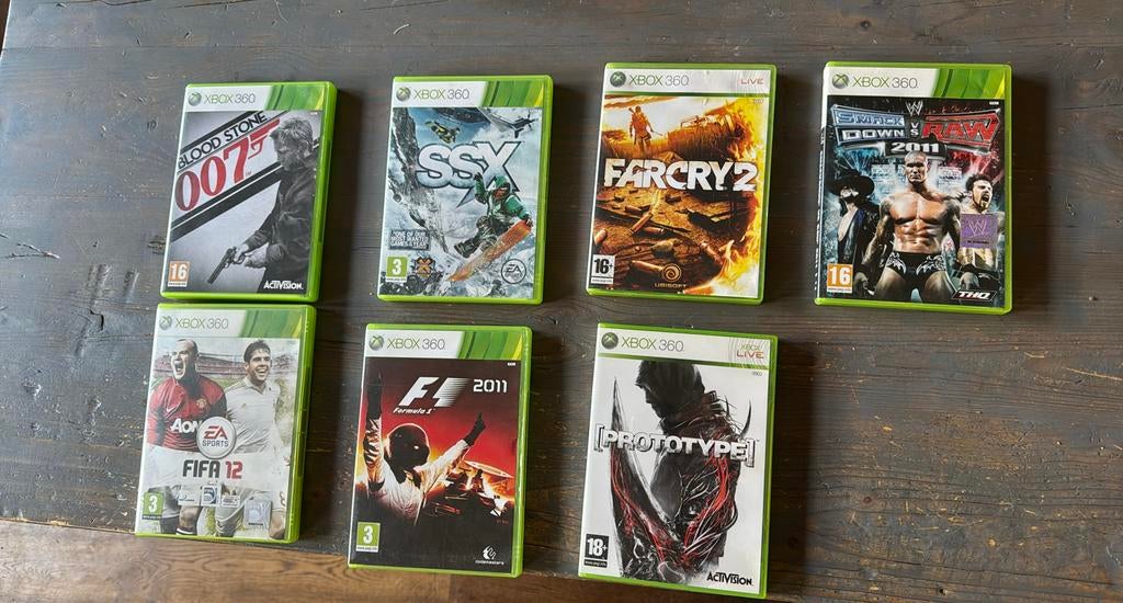 Xbox 360 spellen pakket (7 spellen), 1 speler, Ophalen of Verzenden, Refurbished, Vanaf 3 jaar