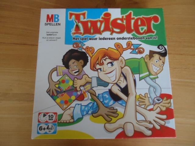 Twister, Hobby en Vrije tijd, Gezelschapsspellen | Bordspellen, Een of twee spelers, Ophalen of Verzenden, Gebruikt