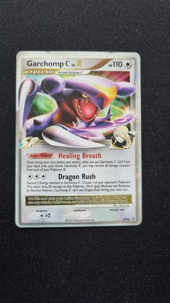Garchomp [C] LV.X (DPPR 46), Ophalen of Verzenden, Zo goed als nieuw, Losse kaart, Foil
