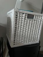 Witte IKEA Mand, Huis en Inrichting, Woonaccessoires | Schalen en Manden, Ophalen, Gebruikt, Mand, Vierkant