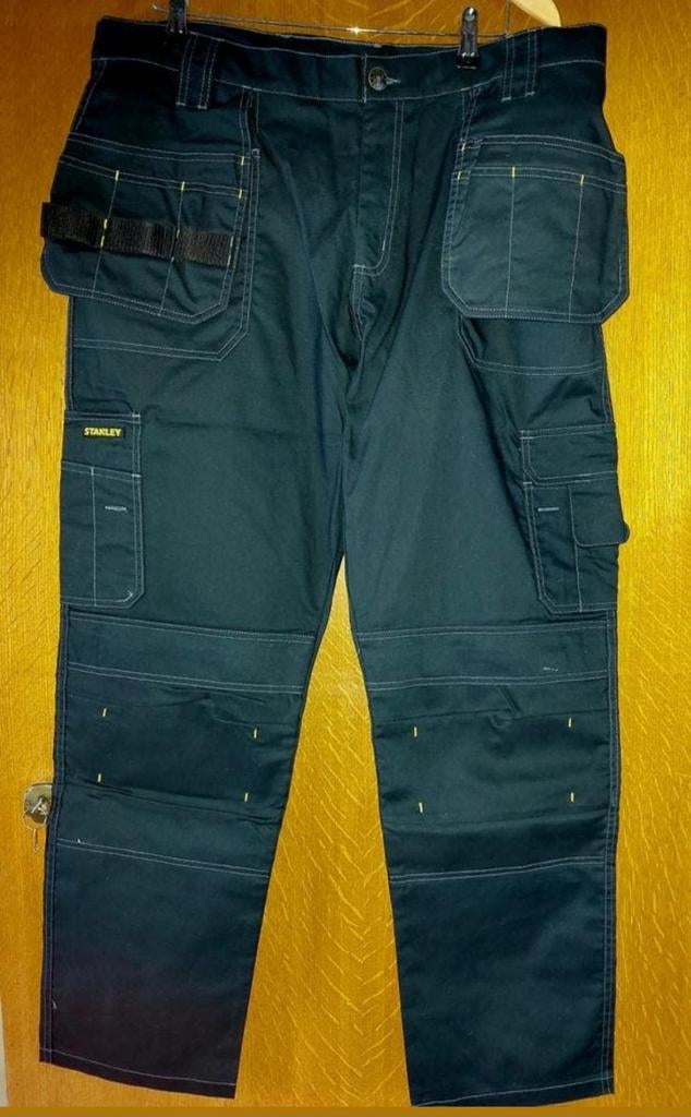 Zwarte werkbroek tuinbroek Stanley W38/L33, Ophalen of Verzenden, Nieuw
