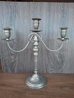 Mooie kandelaar voor 3 kaarsen merkteken onderzijde, Ophalen of Verzenden