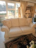 Te koop leren bankstel, Ophalen of Verzenden, Zo goed als nieuw, 75 tot 100 cm