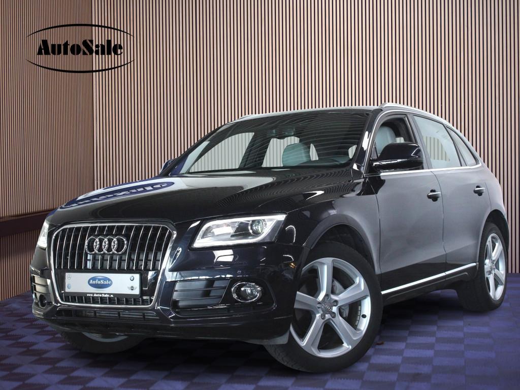 Audi Q5 2.0 TFSI Quattro S-Line 1eEIG ACC LEDER KEYLS STOELV, Automaat, Gebruikt, Bedrijf, Onderhoudsboekje