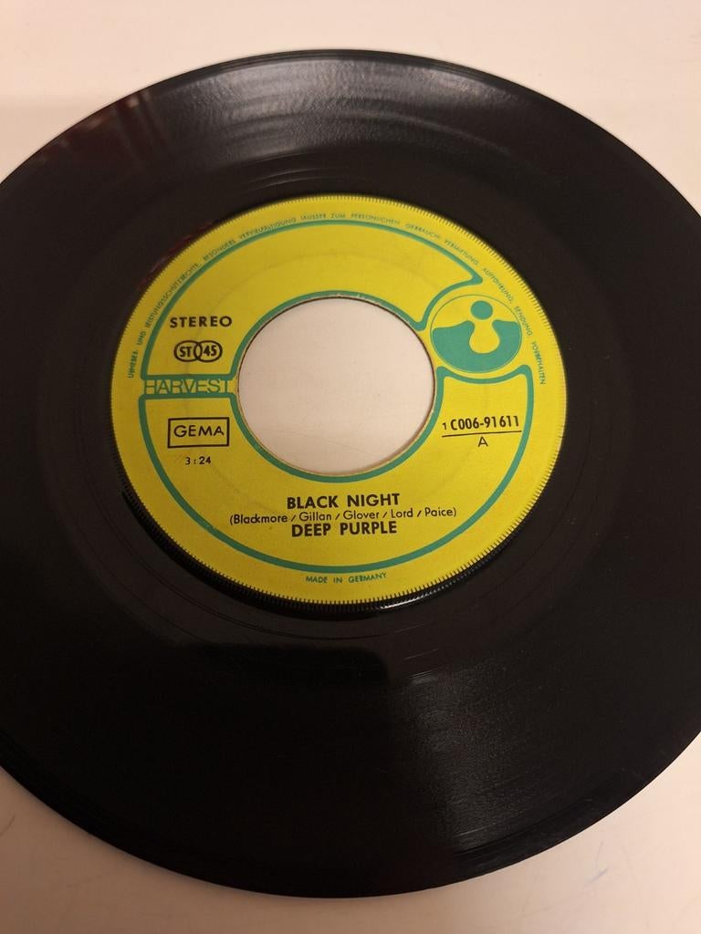 Deep Purple - Black Night, 1972., Cd's en Dvd's, Vinyl | Hardrock en Metal, Verzenden, 1970 - 1979, 7 inch