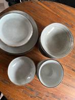 Servies Toscane grijs (Xenos) 29 delig, Ophalen, Gebruikt, Overige typen, Overige stijlen