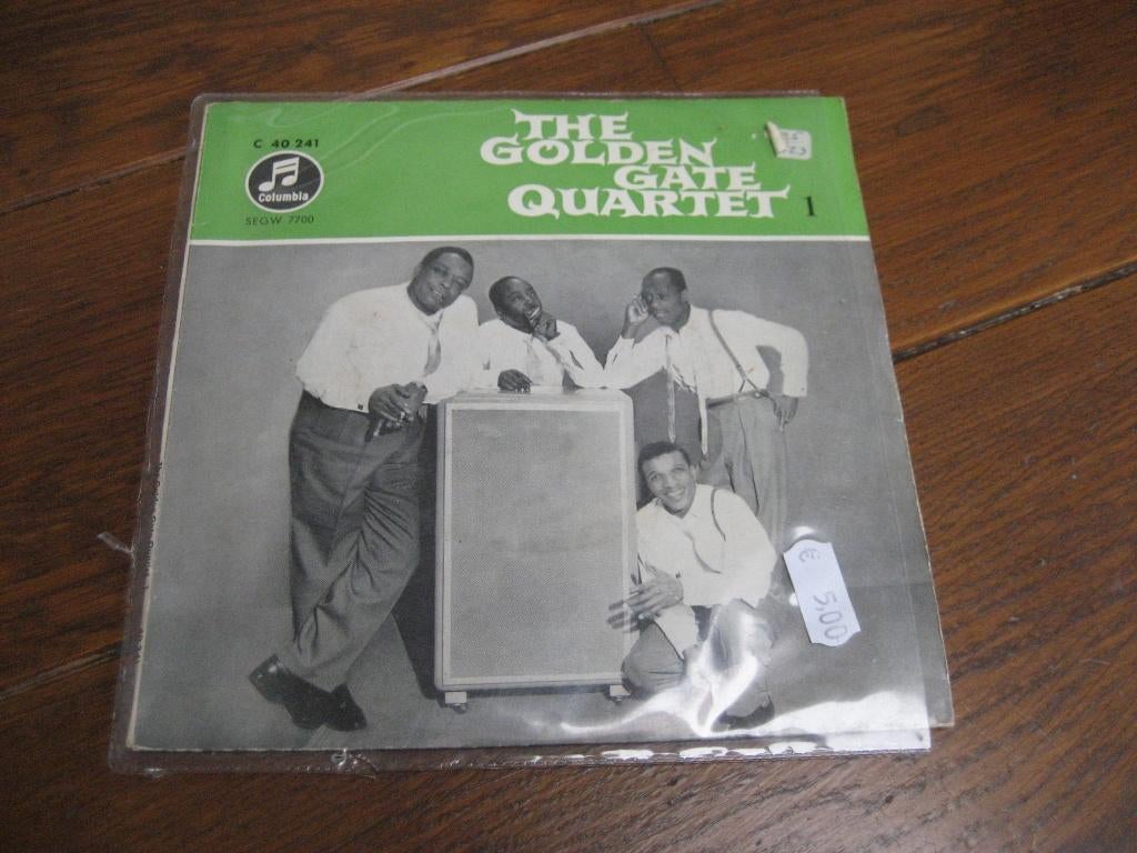 50s eps 2x golden gate quartet, Cd's en Dvd's, Vinyl Singles, Voor 1960, 7 inch, Ophalen of Verzenden, Zo goed als nieuw