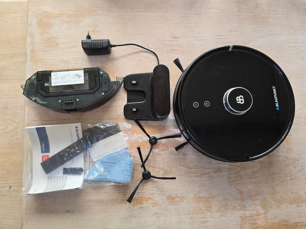 Blaupunkt bluebot xtreme robotstofzuiger met dweilfunctie, Ophalen of Verzenden, Gebruikt, Reservoir, Robotstofzuiger