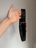 Cowboysbelt zwarte leren uniseks riem, Kleding | Dames, Riemen en Ceinturen, 3 tot 5 cm, Heupriem, Ophalen of Verzenden, Cowboysbelt