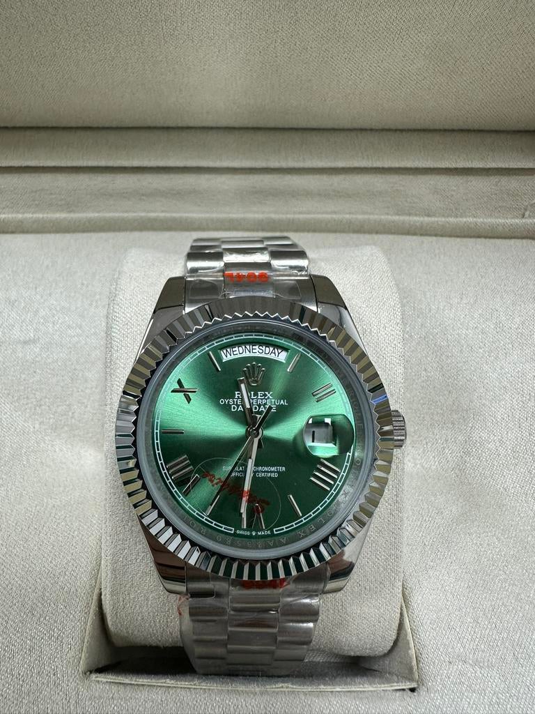 Rolex Day-Date | €150, Sieraden, Tassen en Uiterlijk, Staal, Polshorloge, Nieuw, Ophalen of Verzenden