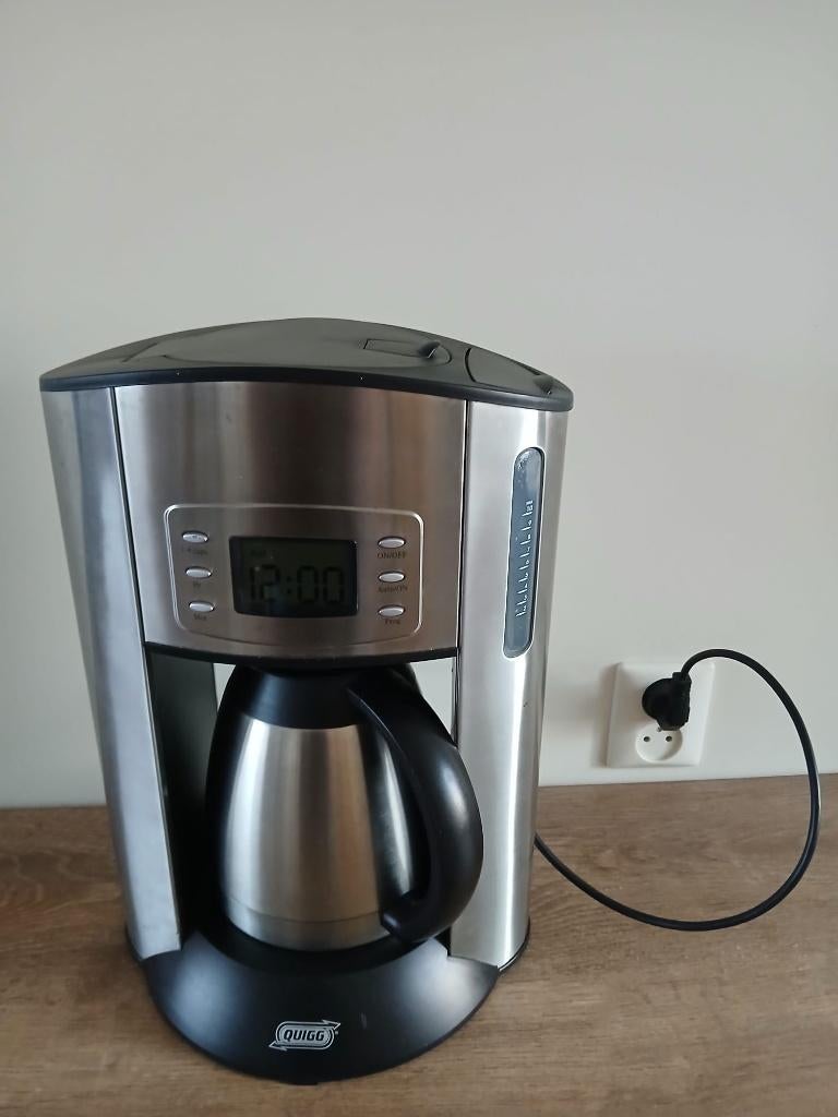 Koffiezetapparaat Quigg met Thermoskan, Ophalen, Gebruikt, Overige modellen, 10 kopjes of meer