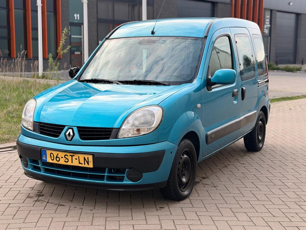 Renault Kangoo 1.6-16V Privilège, Auto's, Renault, Gebruikt, Blauw, 49 €/maand, Origineel Nederlands