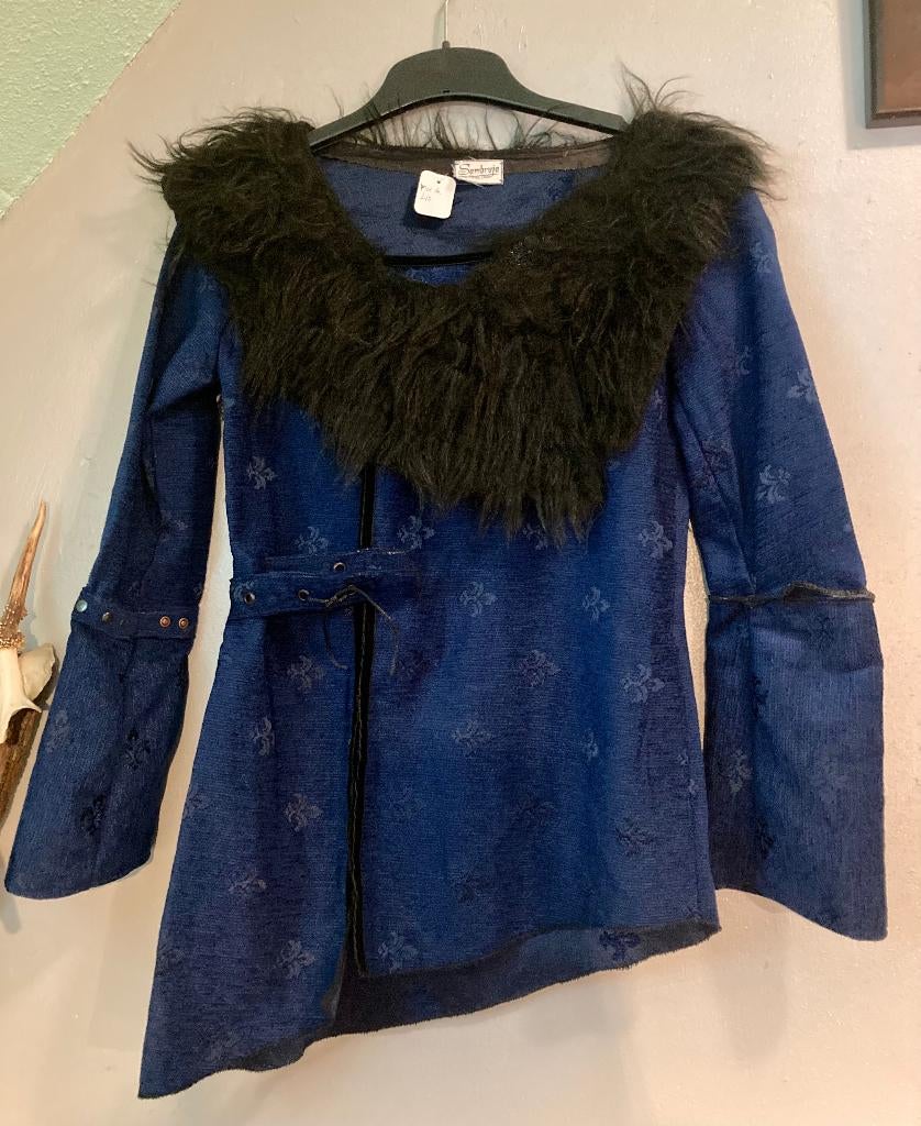 Jas blauw  voor jonge meisje, Meisje, Nieuw, Ophalen of Verzenden, Sambruja
