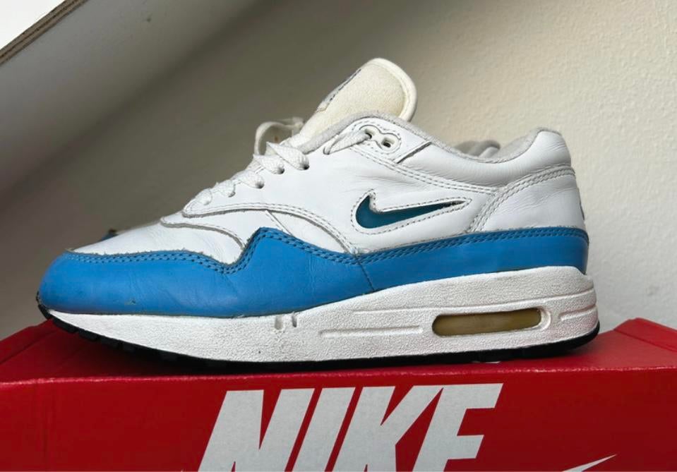 Nike air max 1 ‘jewel 2001’ mt: 40, Kleding | Heren, Schoenen, Ophalen of Verzenden, Zo goed als nieuw, Wit