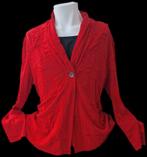 Brandtex jasje, maat XXL, rood met motief, Maat 46/48 (XL) of groter, Ophalen of Verzenden, Zo goed als nieuw, Jasje