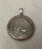 Zilveren munt hanger Juliana 2 1/2 Gulden 1959, Ophalen of Verzenden, Zilver, Hanger
