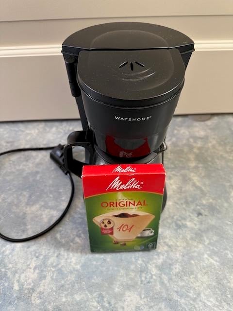 WATSHOME Koffiezetapparaat CM0832E, Ophalen of Verzenden, Gebruikt, Koffiemachine, Gemalen koffie