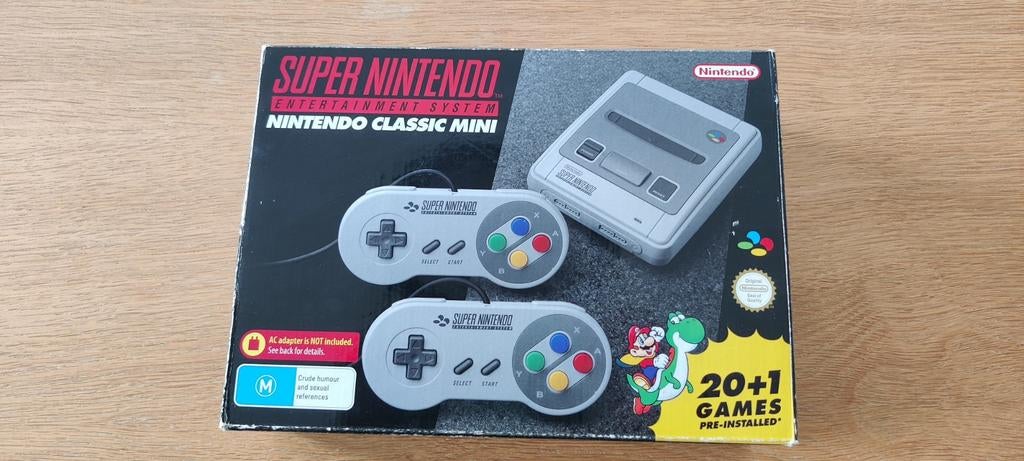 Super Nintendo classic mini zgan, Ophalen of Verzenden, Zo goed als nieuw, NES