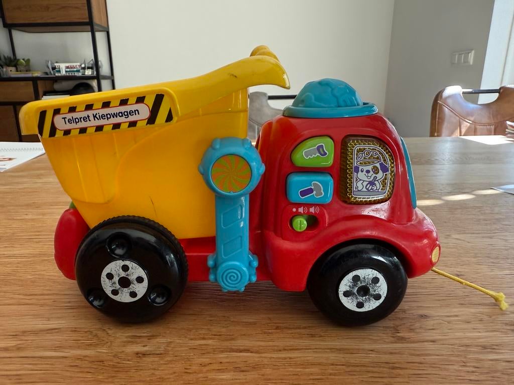Vtech kiepwagen met 2 balletjes, Kinderen en Baby's, Speelgoed | Vtech, Ophalen of Verzenden, 6 maanden tot 2 jaar