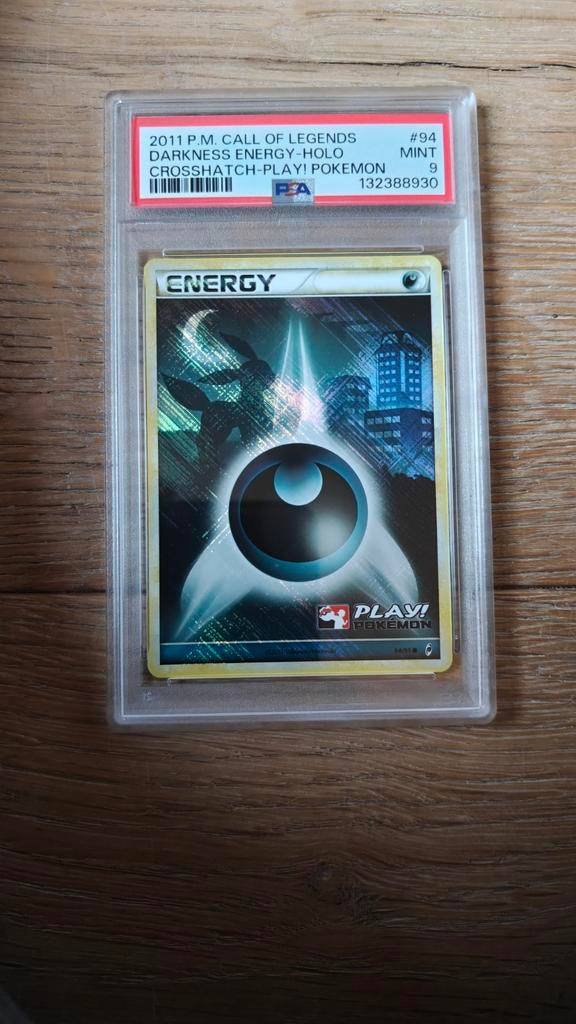 Pokémon Darkness Energy Holo PSA 9, Ophalen of Verzenden