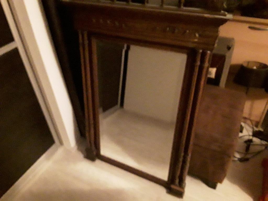 Antieke spiegel, Ophalen, Rechthoekig