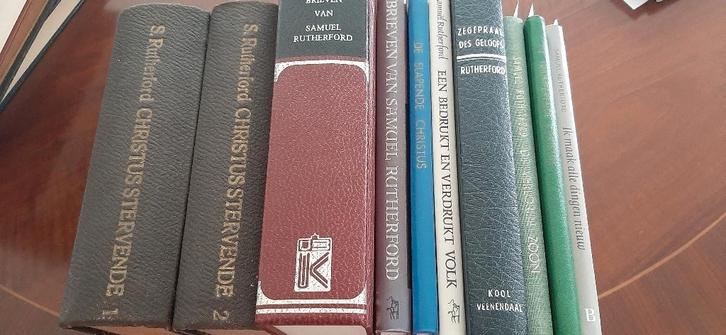 9 boeken van/over Samuël Rutherford, Boeken, Godsdienst en Theologie, Gelezen, Christendom | Protestants, Ophalen of Verzenden