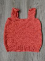 Gebreide meisjes spencer koraal rood maat 68-74 NIEUW, Ophalen of Verzenden, Nieuw, Meisje, Overige typen