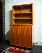 Mid Century Teak Highboard Jaren 60, Ophalen, Gebruikt