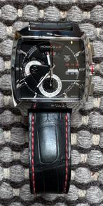 Tag Heuer Monaco LS, Sieraden, Tassen en Uiterlijk, Horloges | Heren, Leer, Staal, Ophalen of Verzenden, Zo goed als nieuw