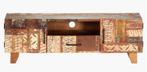massief gerecycled houten tv meubel., Huis en Inrichting, Kasten | Televisiemeubels, Ophalen, Gebruikt, 25 tot 50 cm, Minder dan 100 cm