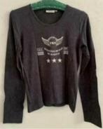 Grijze top lange mouw; FRN; medium; grijs shirt, longsleeve, Maat 38/40 (M), Ophalen of Verzenden, Zo goed als nieuw, Lange mouw