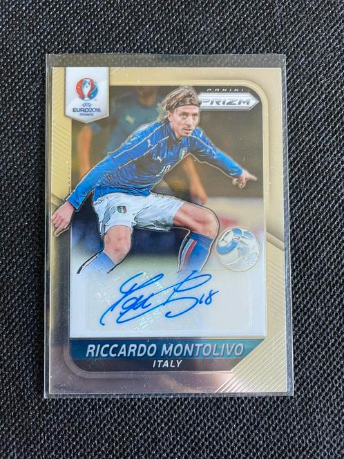 Gesigneerd voetbalkaartje Riccardo Montolivo Italie, Hobby en Vrije tijd, Stickers en Plaatjes, Zo goed als nieuw, Plaatje, Ophalen of Verzenden
