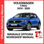 Volkswagen T-Roc 2018-2019 workshop manual op DVD in PDF, Auto diversen, Handleidingen en Instructieboekjes, Verzenden
