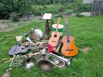 Tekoop oude muziek instrumenten voor decoratie, Antiek en Kunst, Ophalen