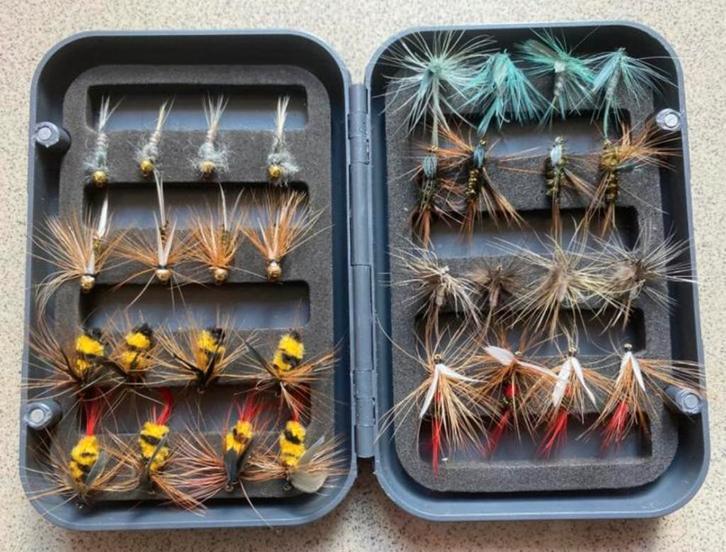 32 Lures Kunstaas Forel Vliegvissen Aas Nieuw, Watersport en Boten, Hengelsport | Vliegvissen, Nieuw, Verzenden